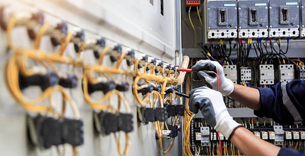 Professional Electrician technician working in Tremont, PA